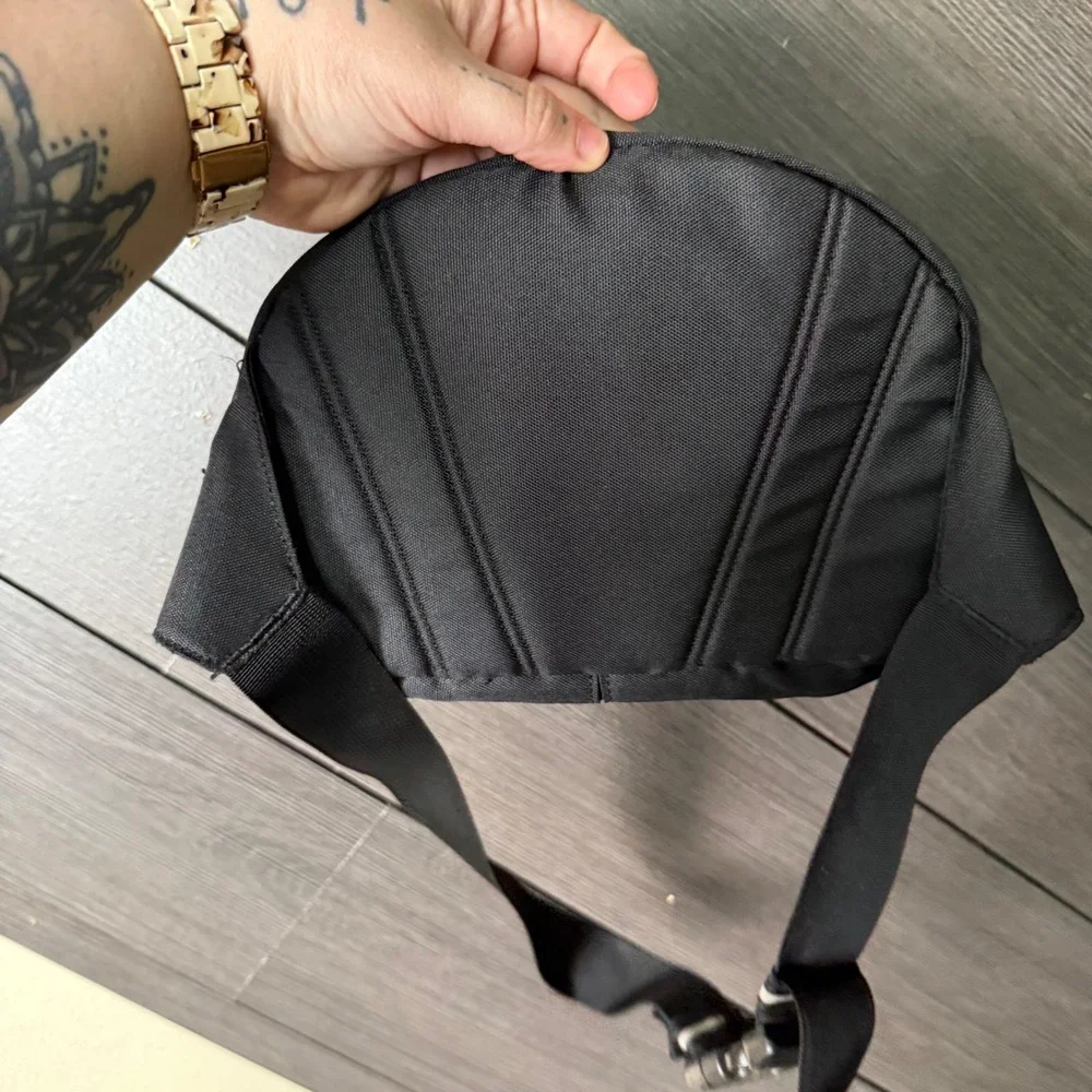 The North Face Black Lumbar Waist Pack Fanny Pack Crossbody Bag Multiple Pockets